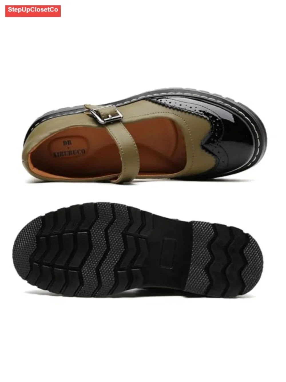 Women's Mary Jane Platform Shoes Non-Slip Adjustable Strap